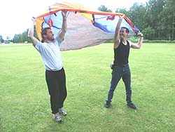 Strandmuschel statt Zelt